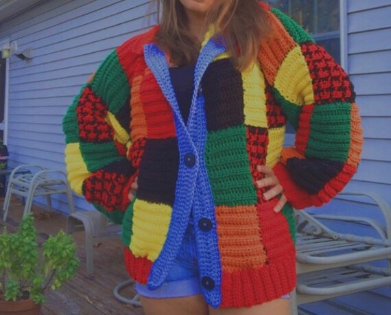 Harry Styles Inspired JW Anderson Crocheted Cardigan - Etsy