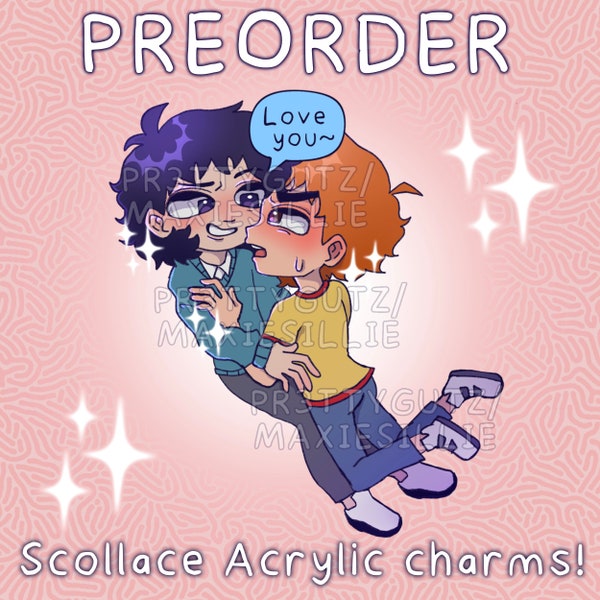 PREORDER Scollace 3-inch double-sided epoxy acrylic charms!