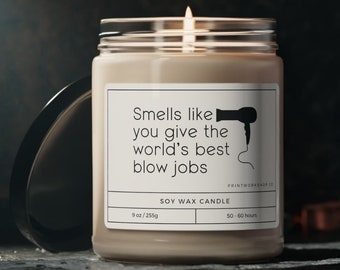 Funny Hairstylist Candle | Hair Stylist Gifts | Salon Candle Holder | Hair Dresser Gift | Gift For Hairdresser | Hairdresser Candle
