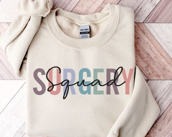 Sweater operatieteam | Chirurgisch technisch shirt | Chirurgisch technoloog grappig sweatshirt | Operatiekamerverpleegkundige | Afstudeercadeau