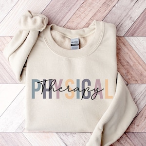 Sweatshirt voor fysiotherapie | Fysiotherapeut-sweater | Cadeau fysiotherapeut | Shirt voor fysiotherapie | Medisch studentcadeau