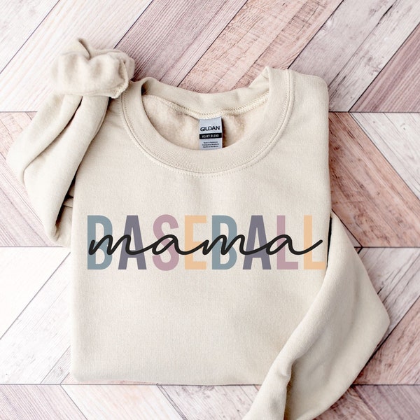 Sudadera de mamá de béisbol / Sudadera de mamá deportiva / En mi camisa de la era de mamá de béisbol / Sudor de mamá de béisbol / Regalo para mamá / Sudadera del día del juego