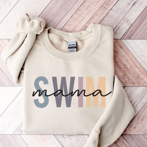 Swim Mom Sweatshirt | Swim Team Mom Shirt | Swimmer Mom Gift | Swim Mom Sweater | Swim Moms Club Crewneck | Swimmer Swim Meet Shirt