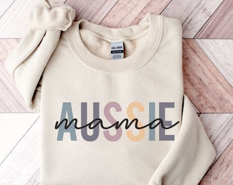 Australian Shepherd Mom Sweatshirt | Dog Mom Gift | Dog Lover | Custom Dog Shirt | Aussie Mom Gift | Dog Mom Shirt | Pet Lover Gift