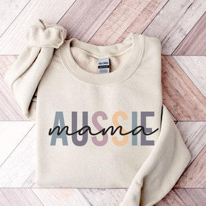 Australian Shepherd Mom Sweatshirt | Dog Mom Gift | Dog Lover | Custom Dog Shirt | Aussie Mom Gift | Dog Mom Shirt | Pet Lover Gift