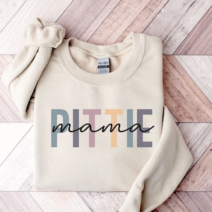 Pitbull Mom Sweatshirt | Gift For Pitbull Lover | Dog Mom Gift | American Pitbull | Vintage Pitbull Shirt | Dog Lover Sweatshirt