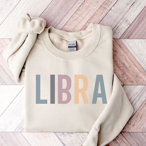 Libra Sweatshirt | Libra Zodiac Crewneck | Zodiac Gift | Libra Sweater | Libra Shirt | Horoscope Hoodie | Womens Graphic Tee | Boho Hoodie