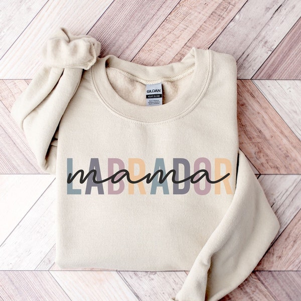 Lab Mom Sweatshirt | Labrador Sweatshirt | Dog Mom Gifts | Gift For Labrador Retriever Mom | Dog Lover Shirt | Christmas Gift