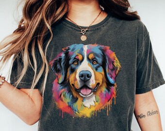 Bernese Mountain Dog Shirt | Bernese Mountain Dog Tee | Bernese Mountain Gift | Outdoor Shirt | Bernese Lover Gift | Dog Lover Gift