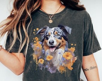 Camiseta para amantes de los perros australianos / Camiseta para perros australianos / Camiseta para mamá australiana / Camiseta para pastor australiano / Camiseta para mamá pastor australiano / Regalo para amantes de los perros
