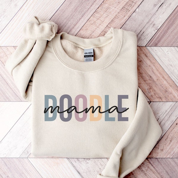 Doodle mamma-tröja | Doodle mamma-tröja | Rolig hundgåva | Hundmamma-tröja | Gyllene Doodle-tröja | Hundälskare-tröja