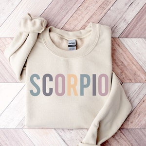Scorpio Sweatshirt |  November Birthday Shirt | Scorpio Shirt | Zodiac Birthday | Astrology Gift | Astrology Shirt | Astrology Sweatshirt