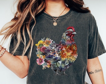 Farm Shirt | Animal Shirt | Gift For Her | Mothers Day Gift | Chicken Girl Shirt | Farmer Dad Shirt | Chicken Sweatshirt | Chicken Tee