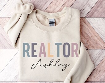 Personalisiertes Makler Sweatshirt | Realtor Shirt | Geschenk für Makler | Abschlussgeschenk | Grundbesitz T-Shirt | Makler Geschenke
