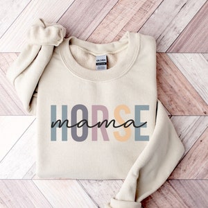 Horse Mom Sweatshirt | Horse Lover Sweatshirt | Equestrian Sweatshirt | Horse Mom Gift | Gift For Horse Lover | Country Shirt