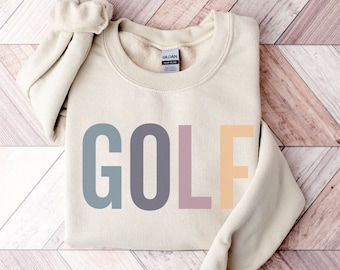 Golfsweater | Cadeau voor golfer | Golfshirt | Golfcadeaus | Game Day-sweaters | Golfronde hals | Golferhoodie | Golf vader