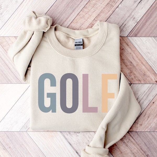 Moletom de golfe | Presente para golfista | Camisa de golfe | Presentes de golfe | Moletons para o dia do jogo | Gola redonda de golfe | Moletom com capuz para golfista | Pai do golfe
