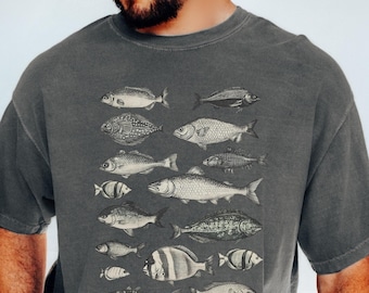 Vintage Fish Style T-Shirt, Retro Fisher Shirt, Fish Shirt For Men, Bass T Shirt, Fisher Tee, Bass Lovers, Fisher Gifts, Ocean Shirt