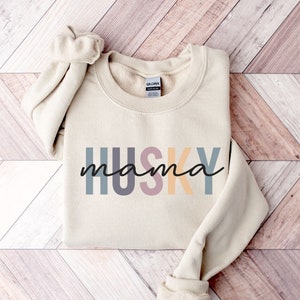 Husky Mama Sweatshirt | Dog Mom Sweatshirt | Pet Lover Sweatshirt | Husky Lovers | Gift For Dog Mom | Christmas Gift | Husky Sweater