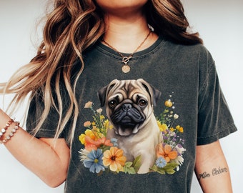 Pug Shirt | Gift For Dog Lovers | Pug Owner Gift | Dog Lover Shirt | Pug Tee | Cute Animal Shirt | Pug Mom Gift | Dog Lover T-Shirt