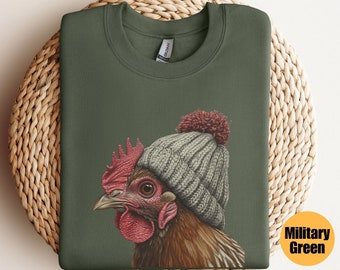 Chicken Sweatshirt | Homestead Gift | Chicken Gift | Funny Chicken | Farmer Sweater | Chicken Hoodie | Animal Lover Gift | Farmer Gift