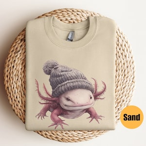 Axolotl Sweatshirt | Funny Axolotl Crewneck | Cute Axolotl Sweatshirt | Axolotl Graphic Tees | Axolotl Shirts | Axolotl Crewneck Sweatshirt