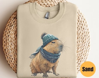 Capybara Sweatshirt | Graphic Capybara Crewneck | Funny Capybara Sweater | Capybara Gifts | Capybara Shirt | Capybara Shirt
