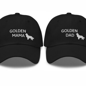 Golden Mom Hat | Golden Retriever Mom Embroidered Hat | Embroidered Baseball Cap | Dog Mom | Dog Lover Gift
