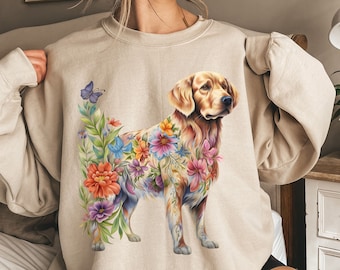 Golden Retriever  Sweatshirt | Dog Mom Shirt | Gift For Dog Mom | Mothers Day Gift | Golden Retriever Mom Shirt | Golden Dog Sweater