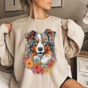 Australian Shepherd Sweatshirt | Aussie Gifts | Aussie Shepherd Sweatshirt | Dog Mom Gift | Dog Sweatshirts | Shepherd Dog Owner Gifts
