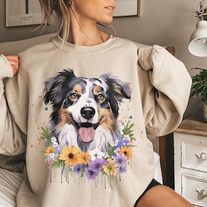 Australian Shepherd Gift | Australian Shepherd Sweater | Aussie Mama Shirt | Australian Shepherd Mom Sweatshirt | Aussie Mom Sweatshirt