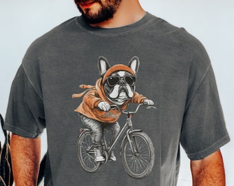 French Bulldog Comfort Colors® Shirt | Frenchie Shirt | Dog Mom Shirt | French Bulldog Shirt |  Dog Dad | Puppy Shirt | Cute Animal Shirt
