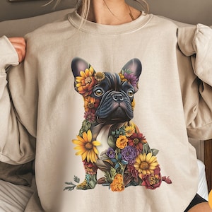 French Bulldog Sweatshirt, Frenchie Dog Mom Gift, Dog Mom Sweater, French Bulldog Apparel, Frenchie Crewneck, Frenchie Sweatshirt, Pet Gift