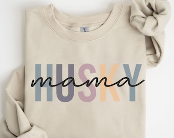 Moletom Husky Mama | Moletom Dog Mom | Moletom Pet Lover | Amantes de Husky | Presente para mamãe de cachorro | Presente de Natal | Suéter Husky