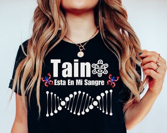 Latina Shirt | Puerto Rico Gifts | Taino Shirt | Spanish T-Shirt | Puerto Rican Flag | Spanglish Definition Shirt | Puerto Rico Taino