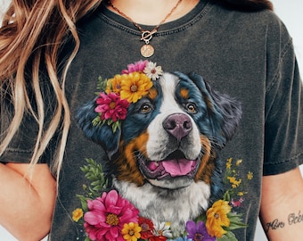 Shirt Berner Sennenhond Comfort Colors®, T-shirt Berner Sennenhond, cadeau Berner Sennenhond, shirt huisdier, cadeau Berner minnaar, cadeau hondenliefhebber