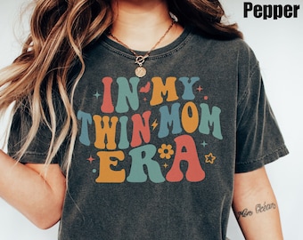 In My Twin Mom Era Shirt | Twin Mama Shirt | Gender Reveal Shirt | Gift For Twin Mom | Mom Of Twins Gift | Mom Of Twins Shirt