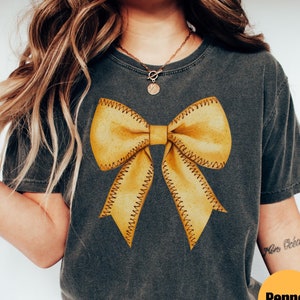 Coquette Softball Comfort Colors® Shirt, Softball Mom Shirt, Game Day Shirt, Fall Softball Season Tee, Softball Bow Shirt, Softball Mom Gift