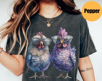 Funny Chicken Shirt | Chicken T-Shirt | Chicken Lover Gift | Chicken Mom Shirt | Chicken Girl Shirt | Farm Girl Gift | Crazy Chicken Lady