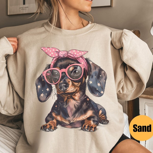 Dachshund Sweatshirt | Dog Mom Gift | Sausage Dog | Doxie Sweatshirt | Wiener Dog Gift | Christmas Dog Sweatshirt | Dachshund Mom Gifts