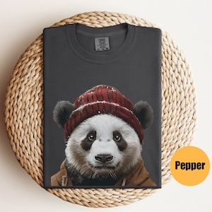 Panda Graphic Tee | Cute Panda Bear Shirt | Womens Bear Shirt | Panda Gifts | Gift For Her | Gift For Him | Unisex Graphic Tee