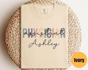 Gepersonaliseerde arts-assistent shirt | Pa-shirt | Cadeaus voor doktersassistent | Afstudeercadeau | Toekomstig vadercadeau | Shirt medische school