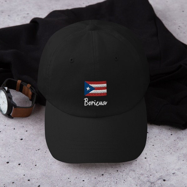 Boricua Hat | Puerto Rico Embroidered Dad Hat | Country Hat | Puerto Rico Snapback | Puertorican Hat | Snapback Hat | Baseball Hat