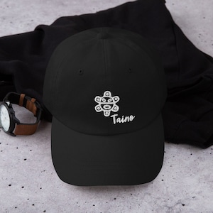 Cappello da papà ricamato Taino / Cappello Taino di Porto Rico / Sol Taino / Simboli Taino / Sole Taino / Sole di Porto Rico