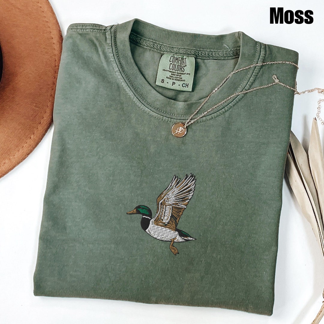 Embroidered Ducks Shirt Green main image 0