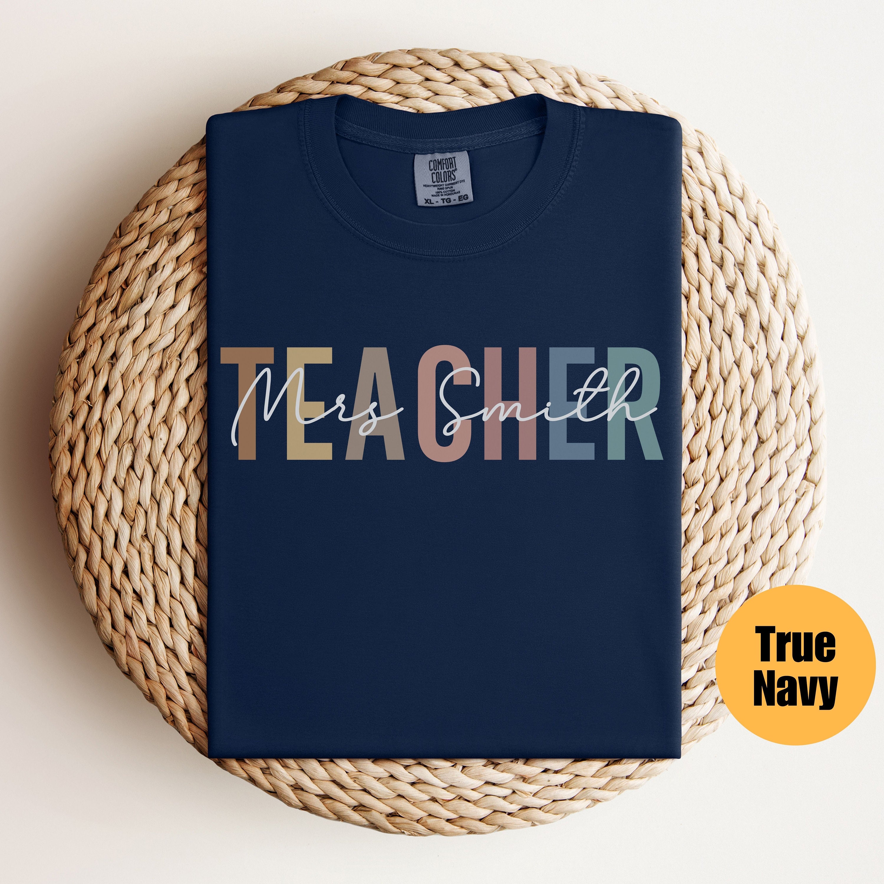 Custom Name Teacher Shirts | Personalized Teacher Shirt