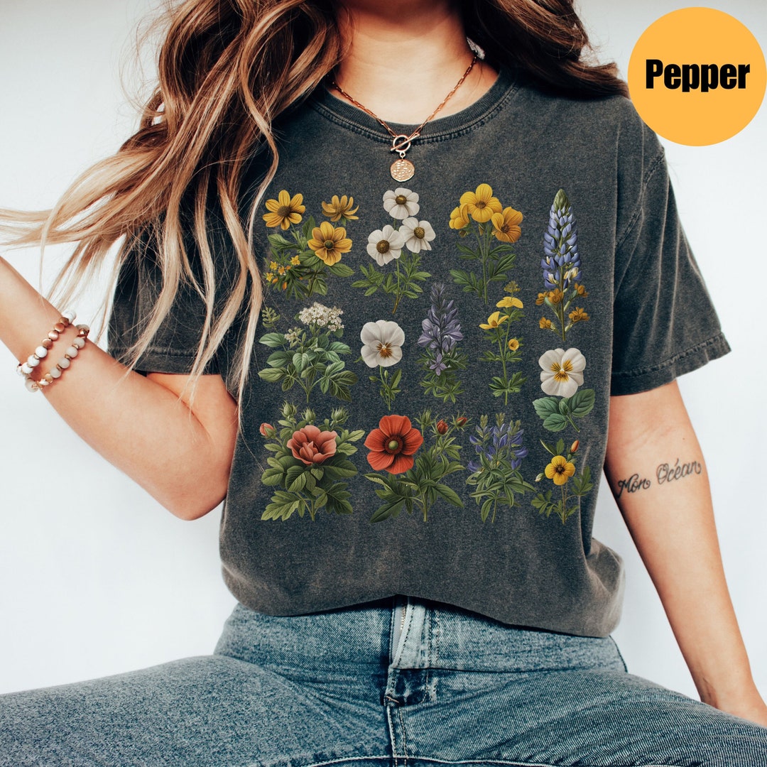 Wild Flowers Shirt Floral Shirt Nature Lover Shirt Floral Sweatshirt ...