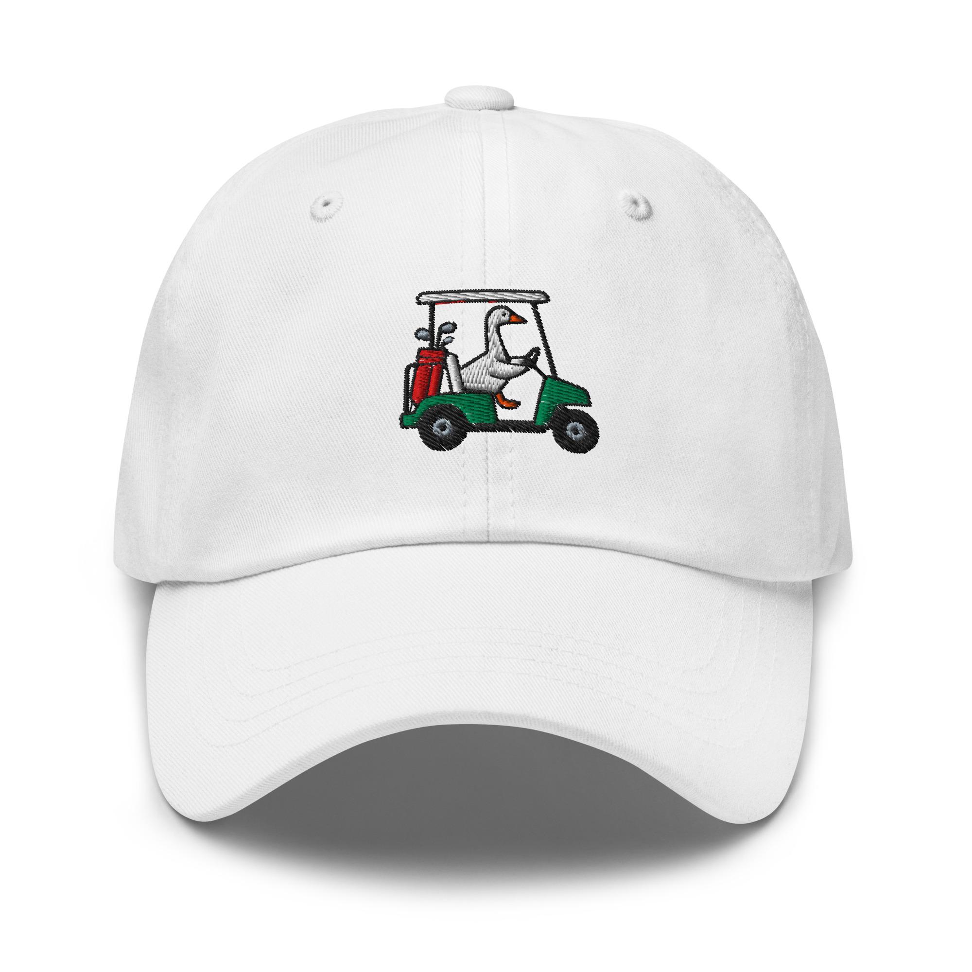Embroidered Golf Goose Dad Hat, Funny Golf Lover Cap, Driving