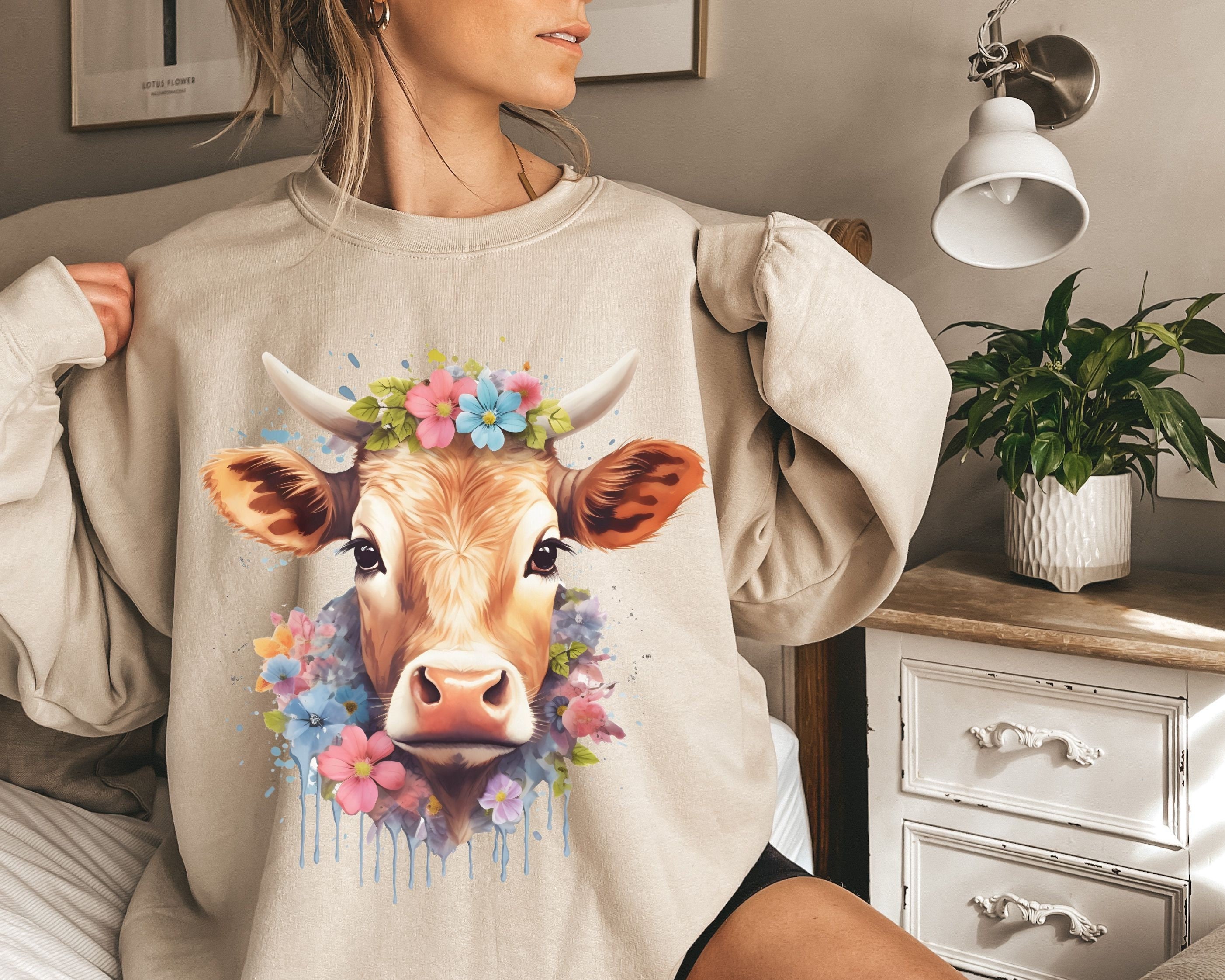 Cow Nike Crewneck - Etsy UK