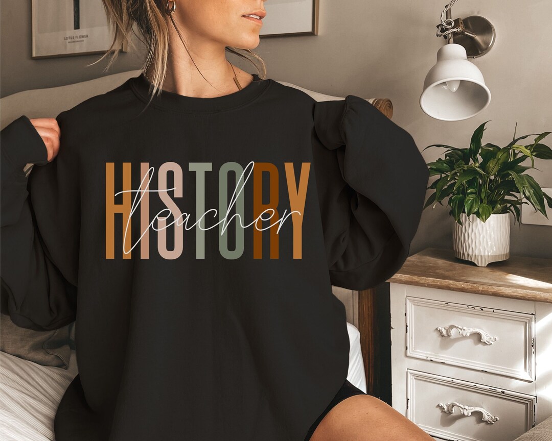 History Teacher Sweatshirt Teacher Sweaters Patriotic Teacher Spilling